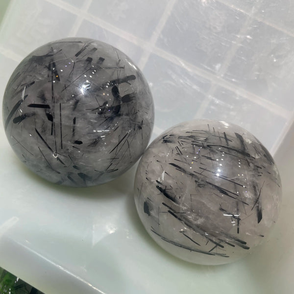 Black Hair Quartz Ball-ToShay.org