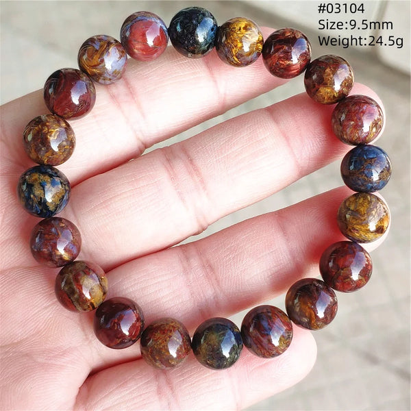 Blue Red Pietersite Bracelet-ToShay.org