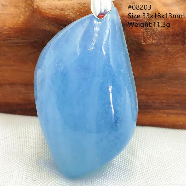 Blue Aquamarine Pendant-ToShay.org