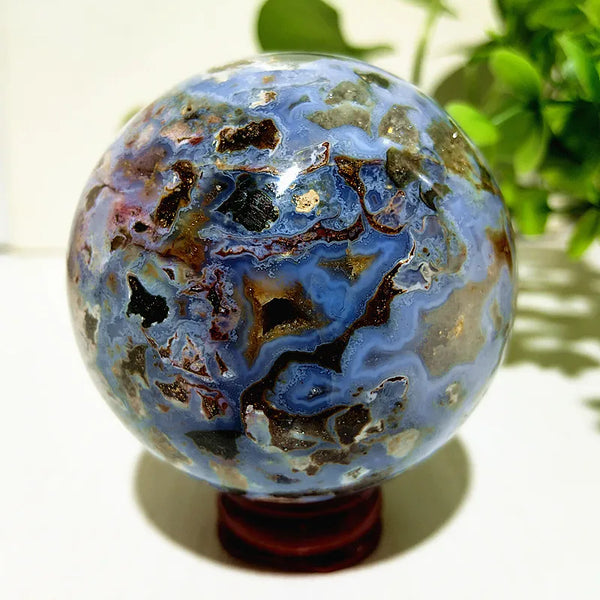 Mixed Ocean Jasper Ball-ToShay.org