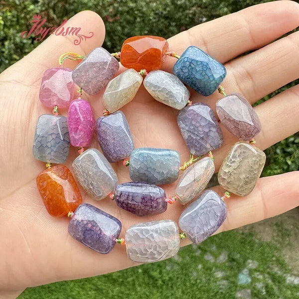 Mixed Cracked Agate Beads-ToShay.org