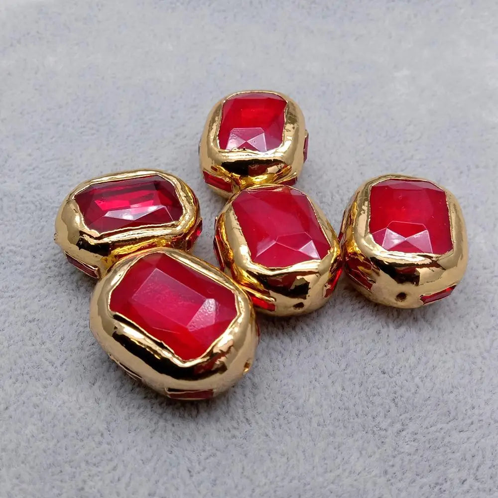 Red Glass Beads-ToShay.org