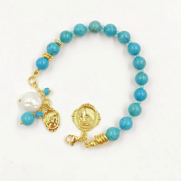 Mixed Crystal Bead Bracelet-ToShay.org