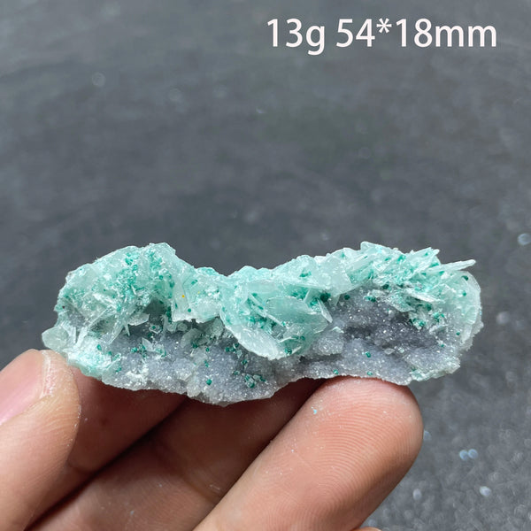 Blue Antlerite Quartz Crystal-ToShay.org