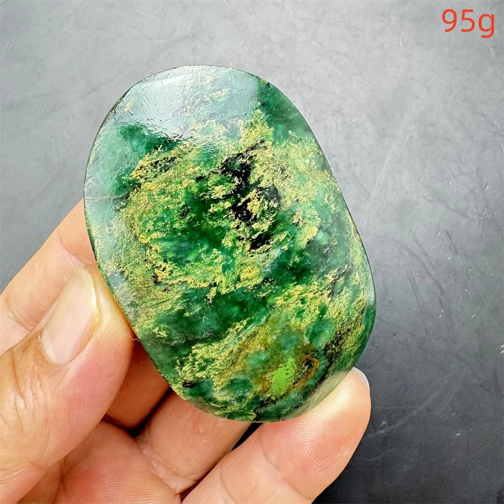 Green Verdite Palm Stone-ToShay.org