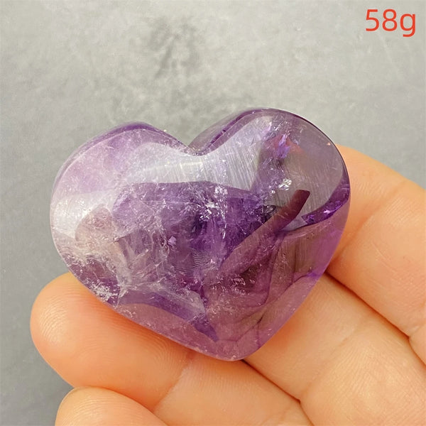 Purple Amethyst Hearts-ToShay.org