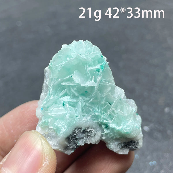 Blue Antlerite Quartz Crystal-ToShay.org