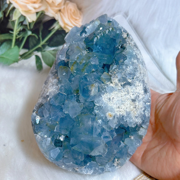 Blue Celeslite Cluster-ToShay.org