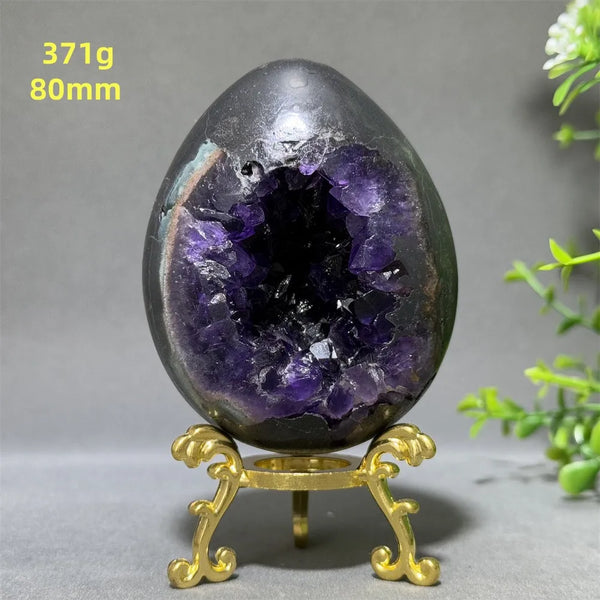 Purple Amethyst Cluster Egg-ToShay.org