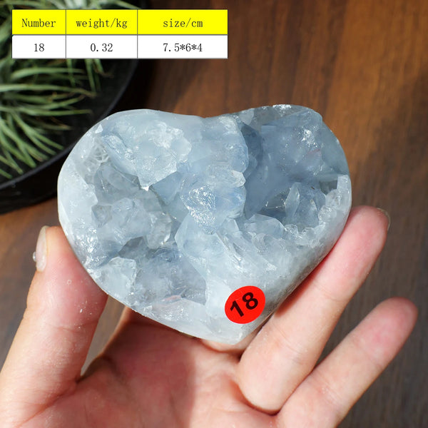 Blue Celestite Cluster Geode-ToShay.org