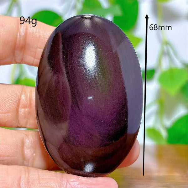 Rainbow Obsidian Palm Stones-ToShay.org