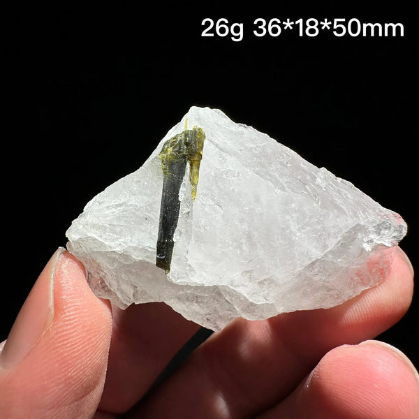 Green Tourmaline Crystal-ToShay.org