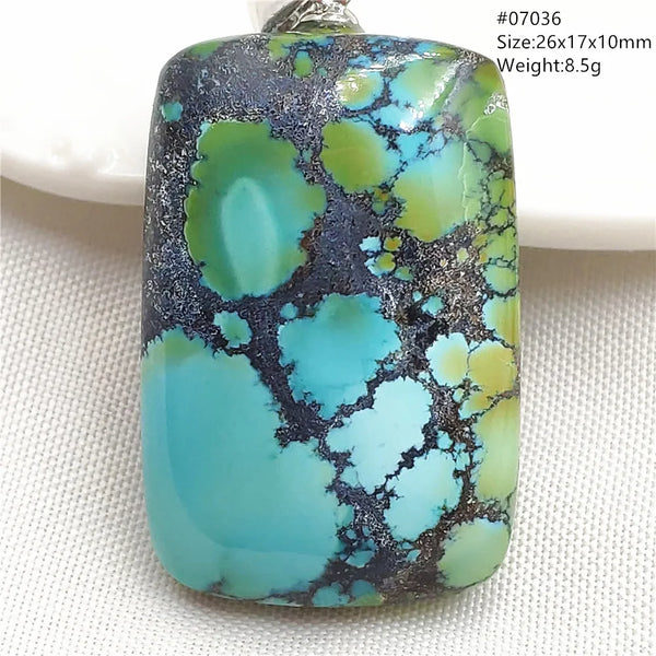 Blue Turquoise Pendant-ToShay.org