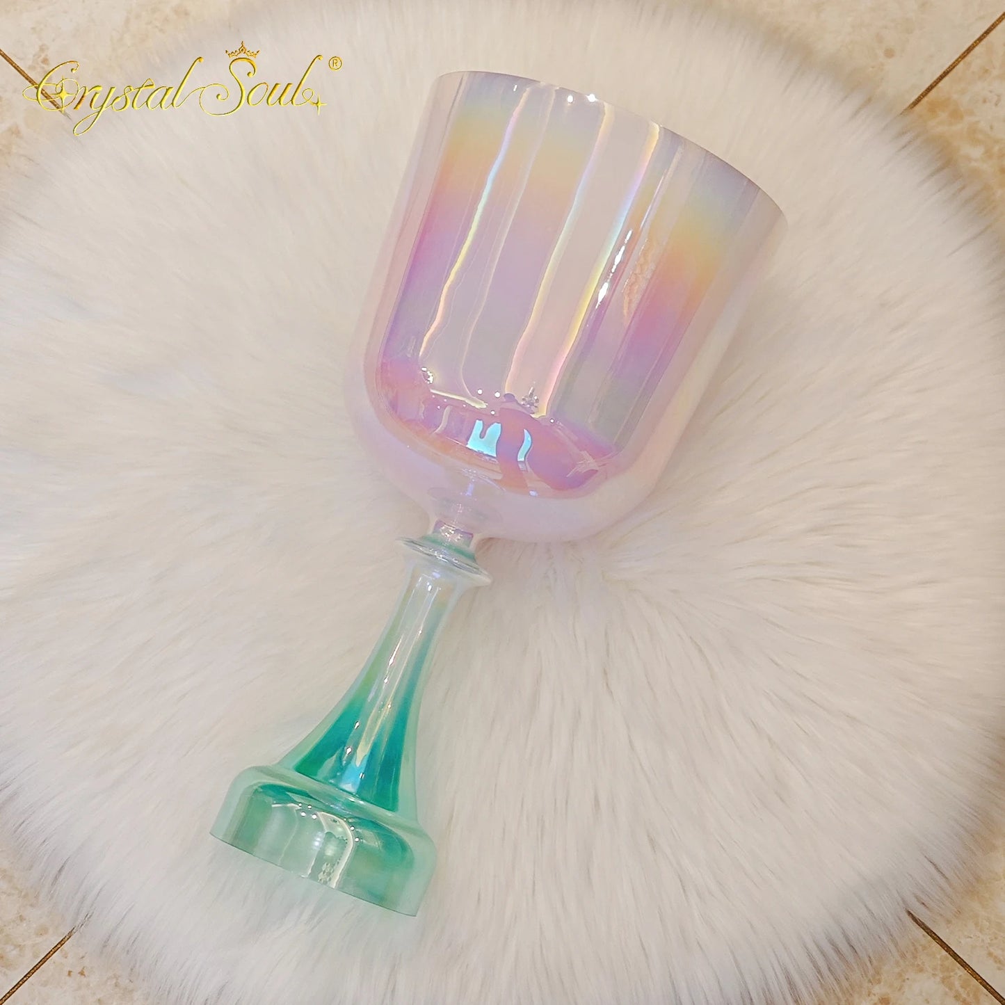 Pink Crystal Singing Chalice-ToShay.org