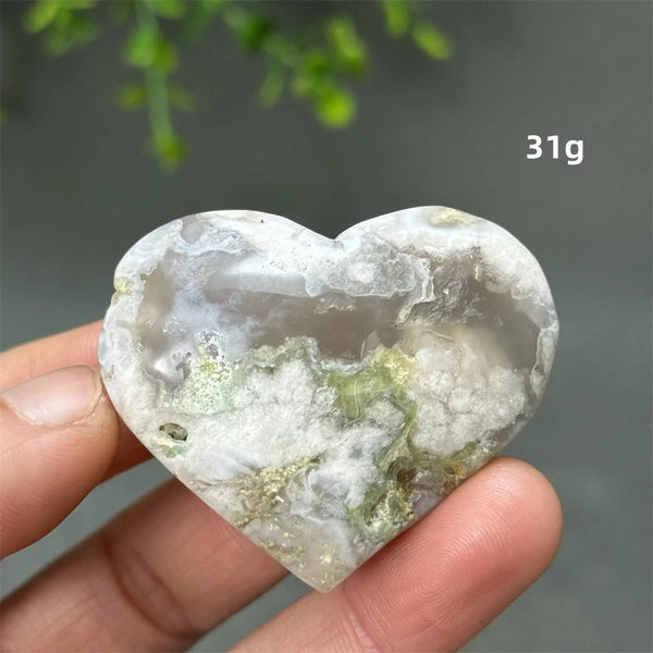 Black Cherry Agate Heart-ToShay.org