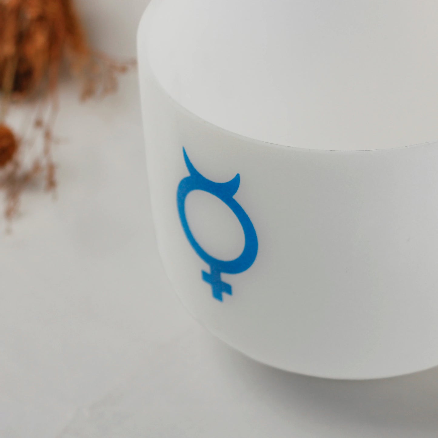 White Frosted Crystal Singing Bowls-ToShay.org