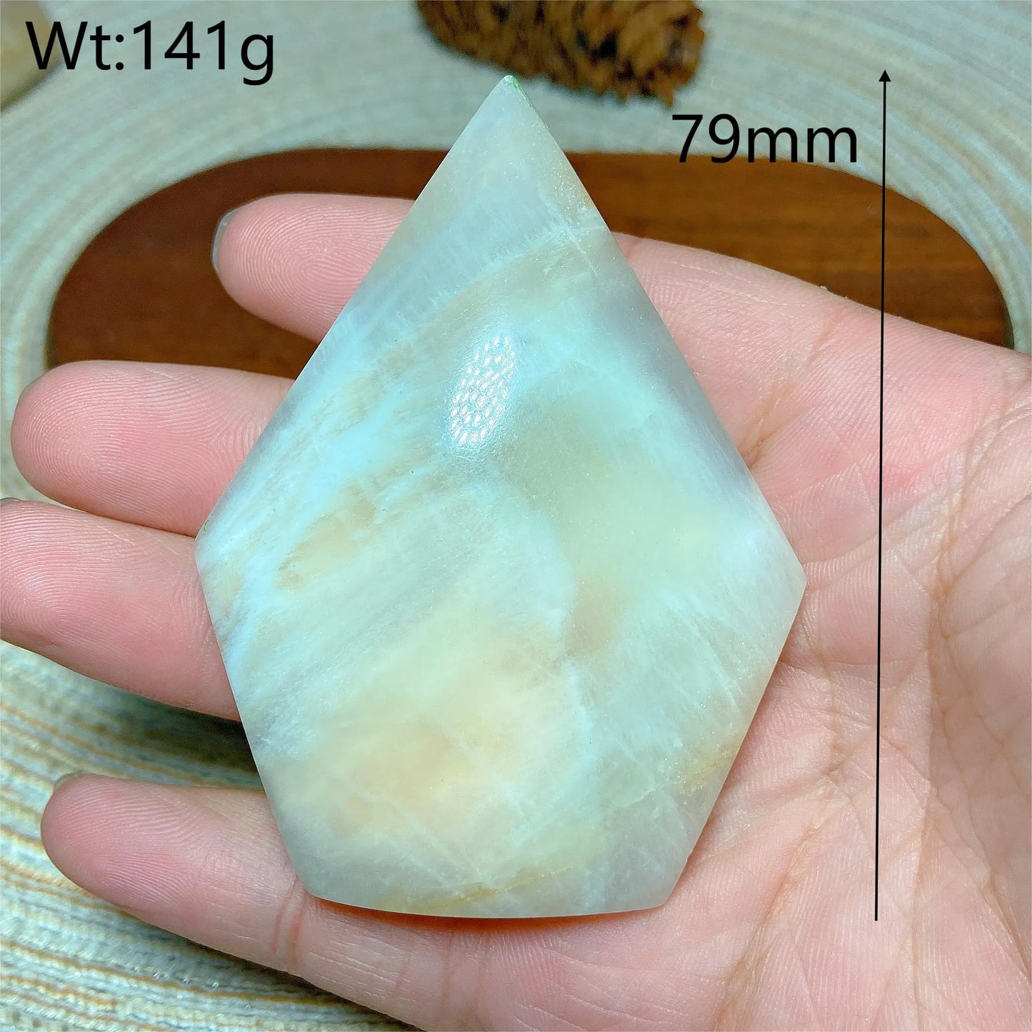 Blue Flash Moonstone-ToShay.org