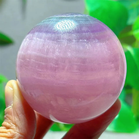 Purple Fluorite Quartz Ball-ToShay.org