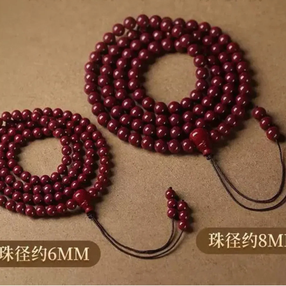 Red Sandalwood Prayer Beads-ToShay.org