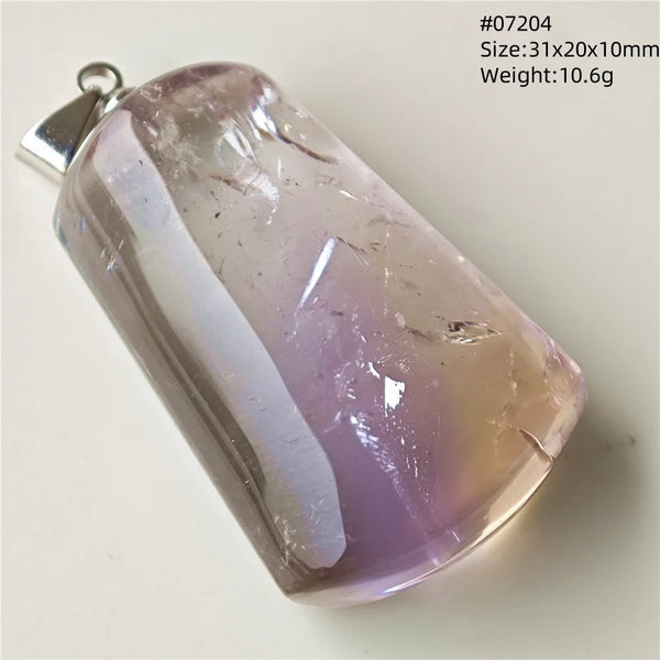 Purple Yellow Ametrine Pendant-ToShay.org