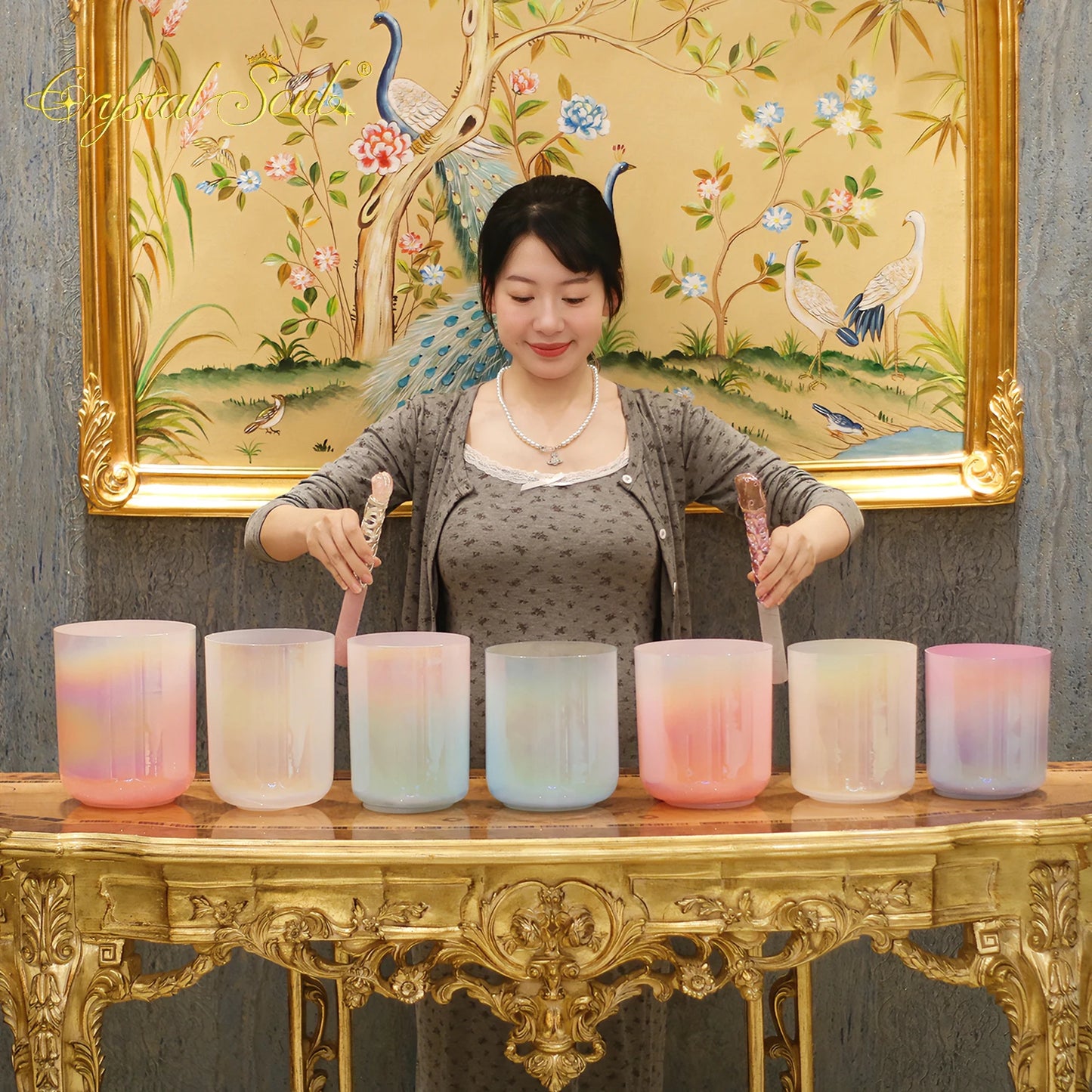 Mixed Crystal Singing Bowls-ToShay.org