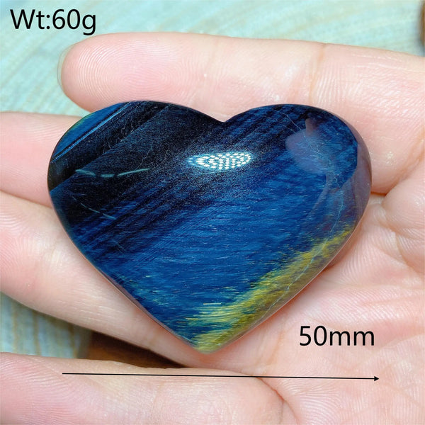 Blue Tiger Eye Heart-ToShay.org