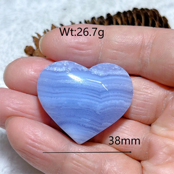 Blue Lace Agate Heart-ToShay.org