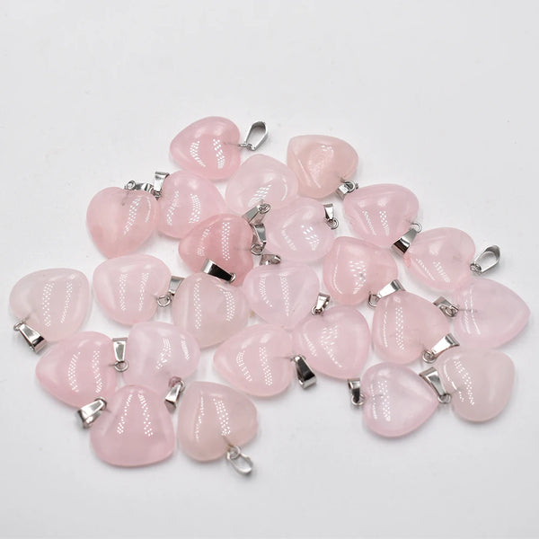 Pink Rose Quartz Hearts-ToShay.org