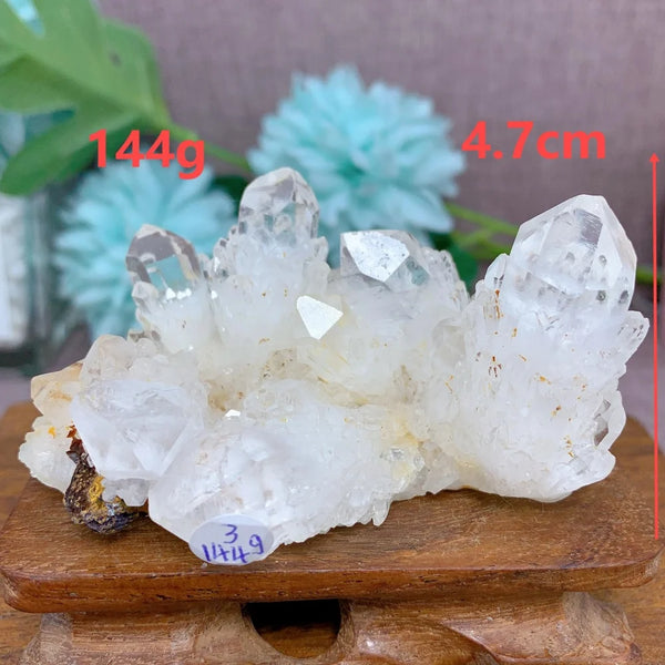 Clear Pineapple Quartz Cluster-ToShay.org