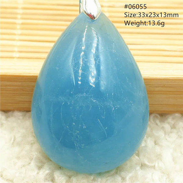Blue Aquamarine Pendant-ToShay.org