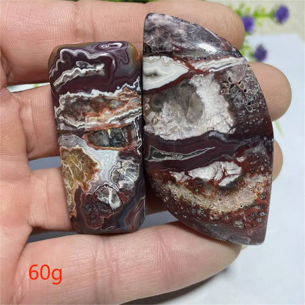 Red Agate Palm Stone-ToShay.org