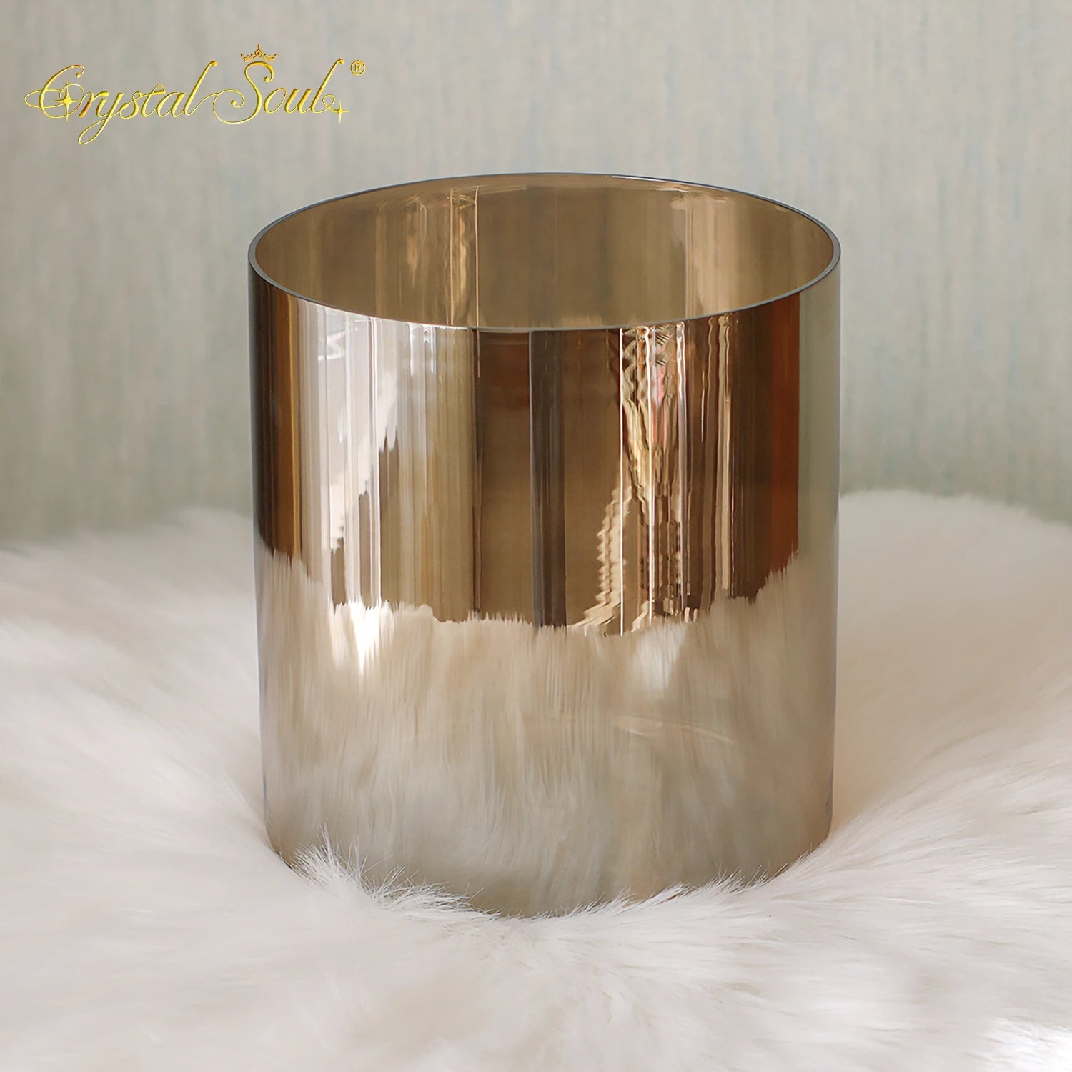Smokey Brown Crystal Singing Bowls-ToShay.org
