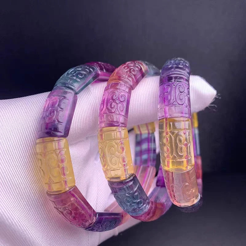 Purple Fluorite Bracelet-ToShay.org