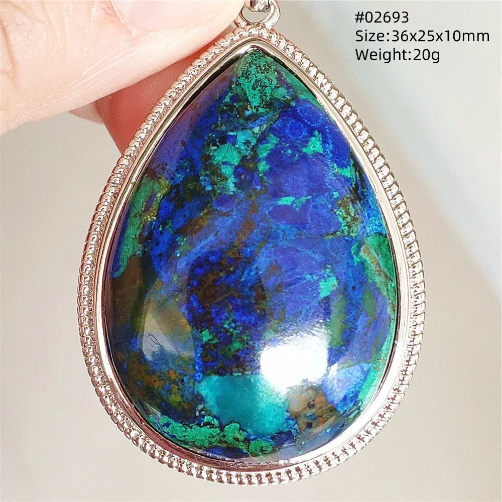 Blue Azurite Pendant-ToShay.org
