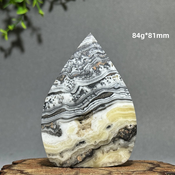 Grey Stripe Agate Torch-ToShay.org