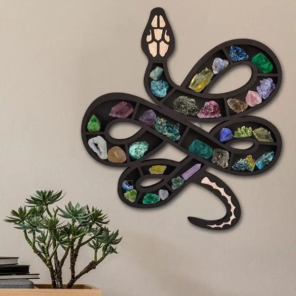 Snake Crystal Display Shelf-ToShay.org