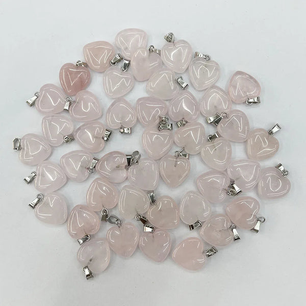 Mixed Crystal Heart Pendants-ToShay.org