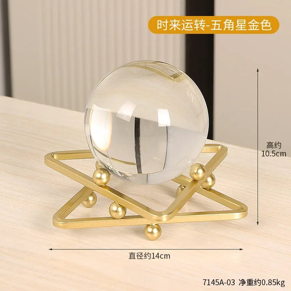 Gold Stand Crystal Ball-ToShay.org