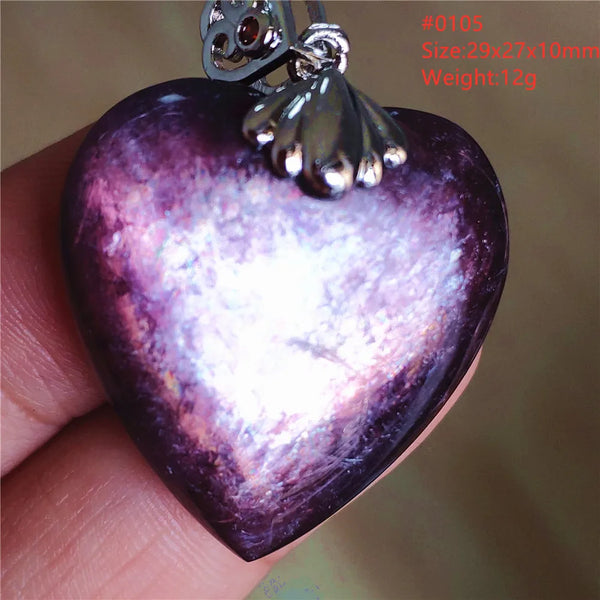 Purple Lepidolite Pendant-ToShay.org