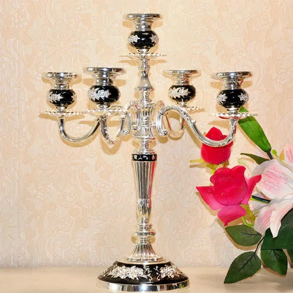 Black Silver Candelabras-ToShay.org