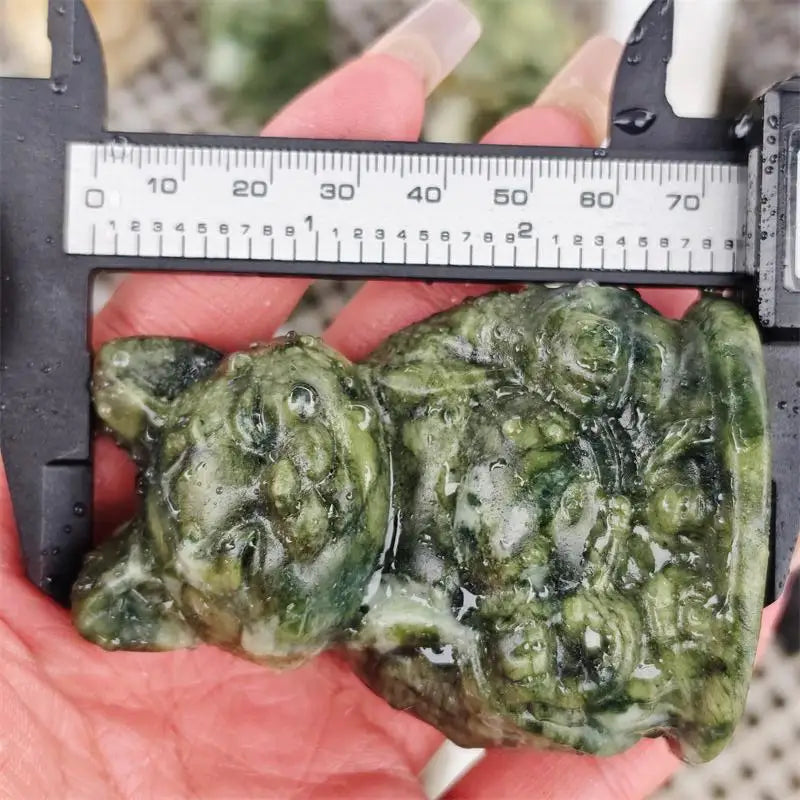 Green Ophiolite Fortune Cat-ToShay.org