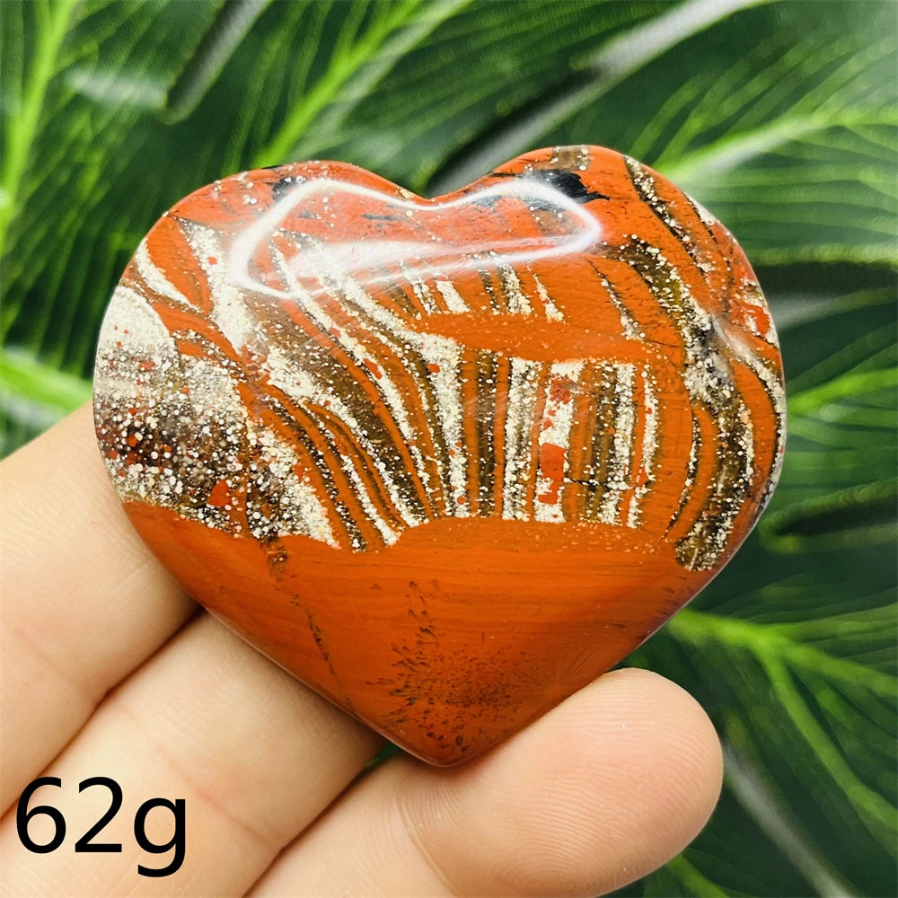 Red Jade Agate Heart-ToShay.org