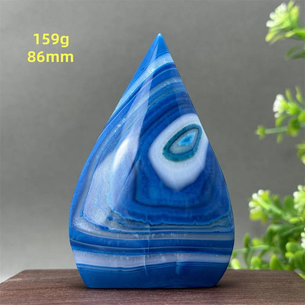 Blue Agate Torch-ToShay.org