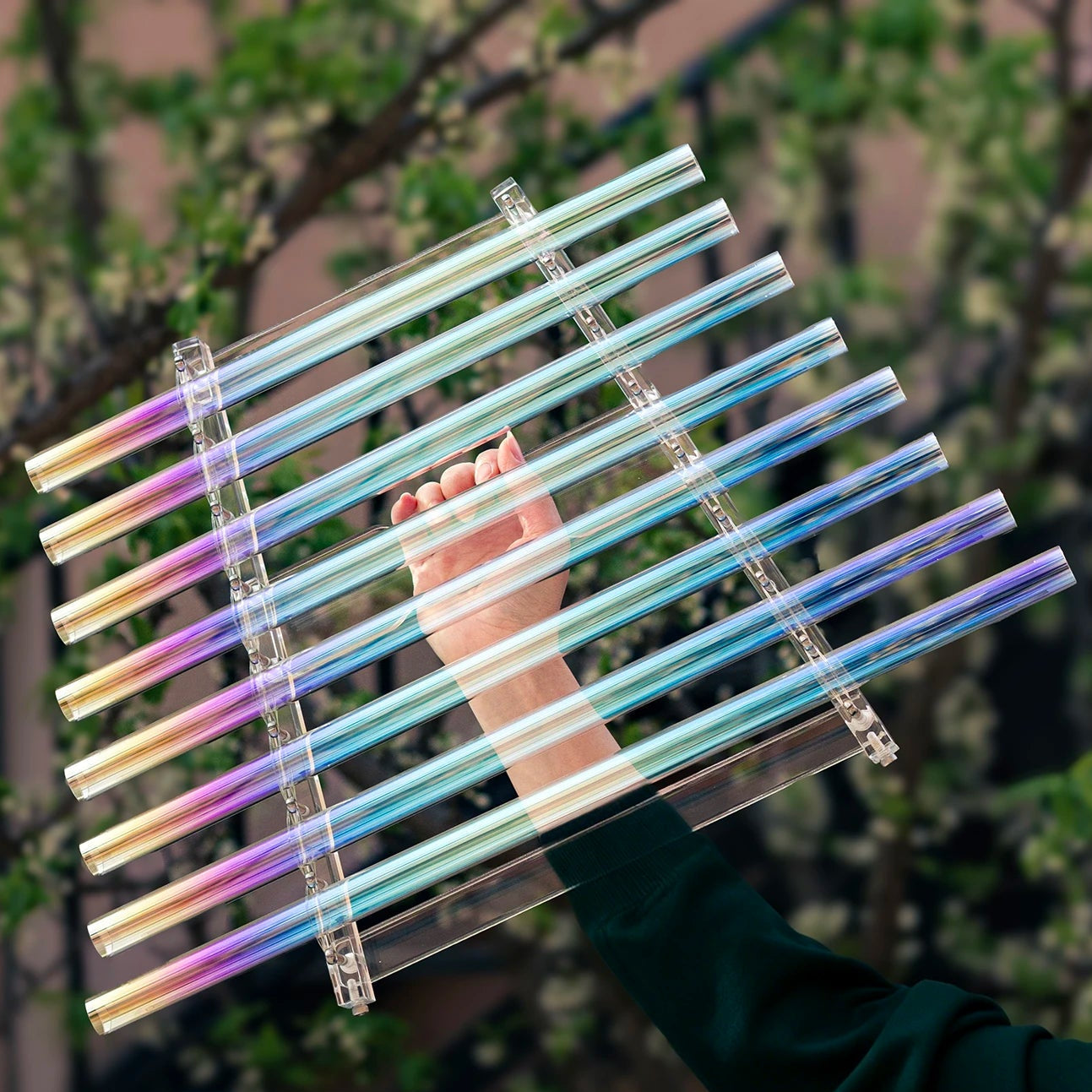 Rainbow Crystal Singing Harp-ToShay.org