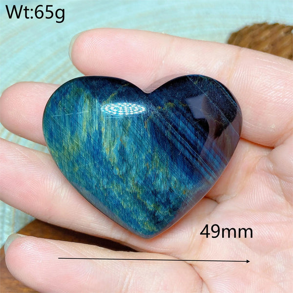 Blue Tiger Eye Heart-ToShay.org