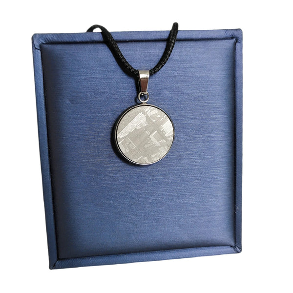 White Muonionalusta Meteorite Pendant-ToShay.org