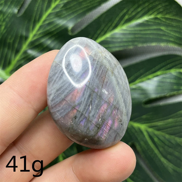 Purple Labradorite Palm Stone-ToShay.org
