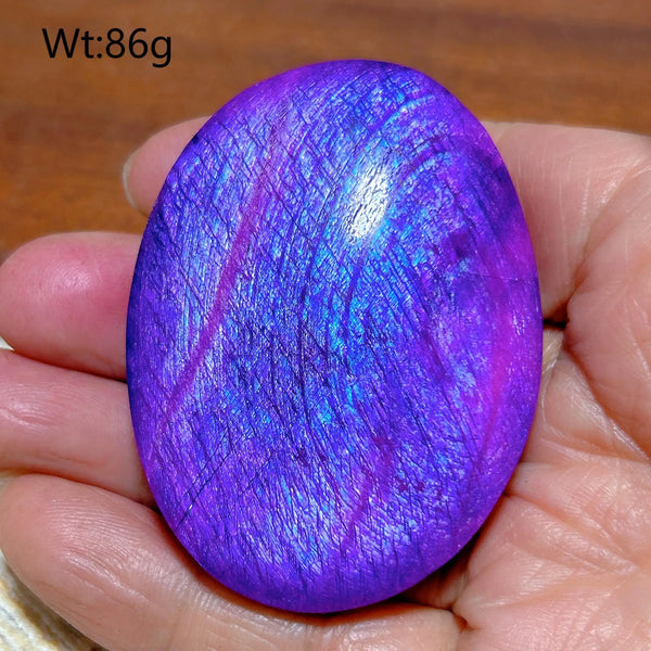Purple Violet Rainbow Moonstone-ToShay.org
