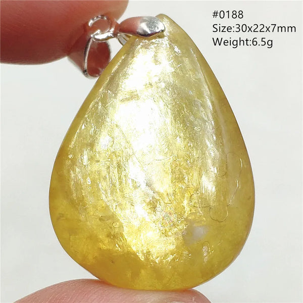 Gold Lepidolite Flash Pendant-ToShay.org