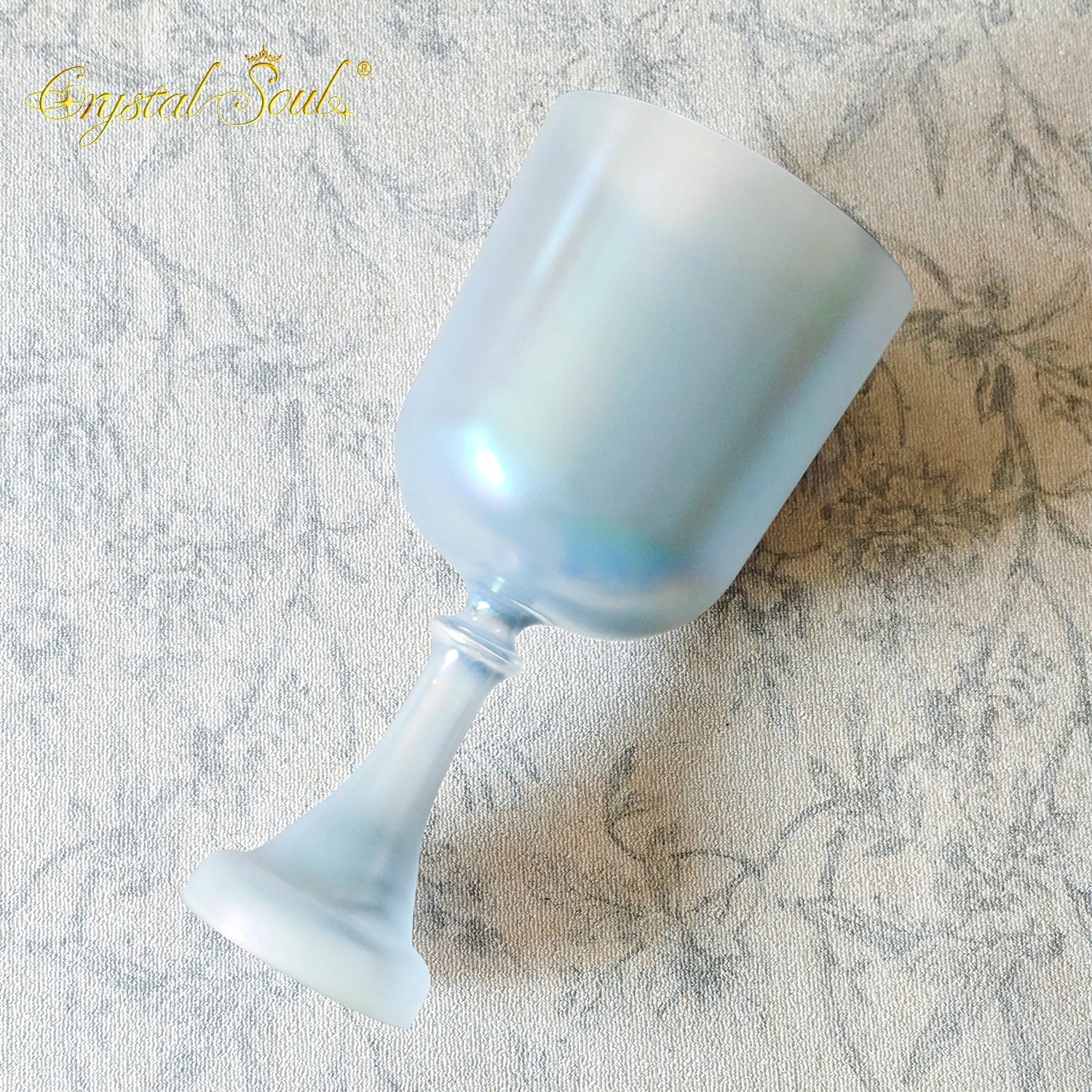 Blue Aurora Crystal Singing Chalice-ToShay.org